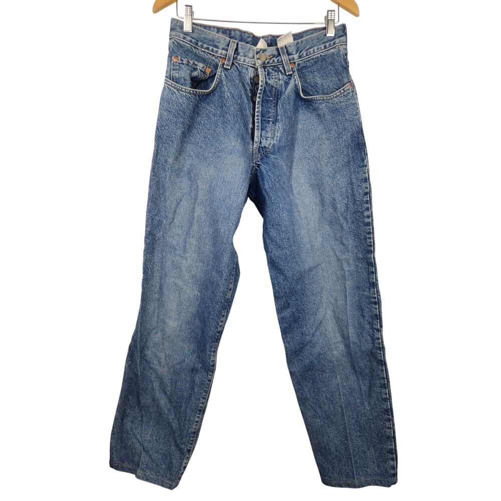 Vintage Y2K Lucky Brand Baggy Fit Jeans 61 Button Fly Blue Size 29 Women